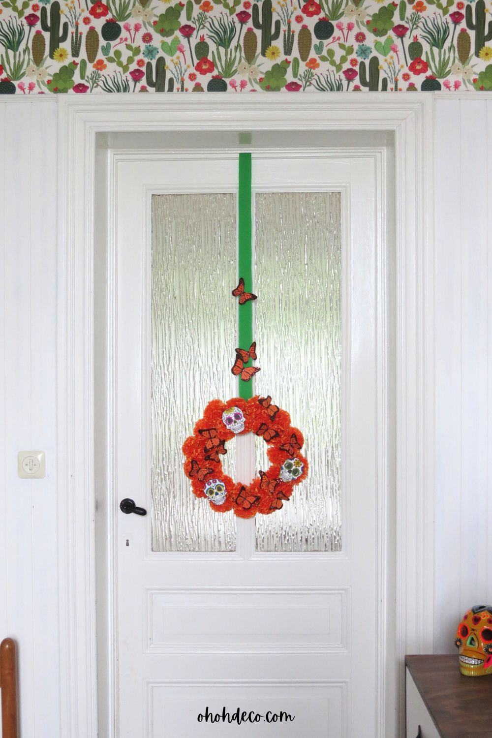 day of the dead wreath