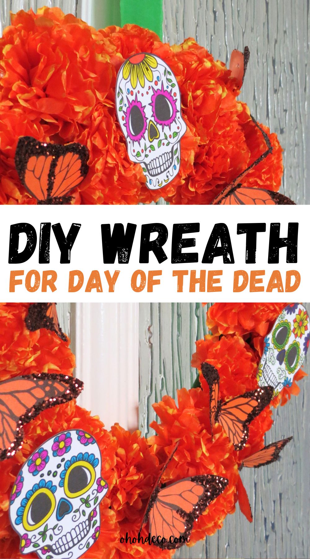 day of the dead wreath