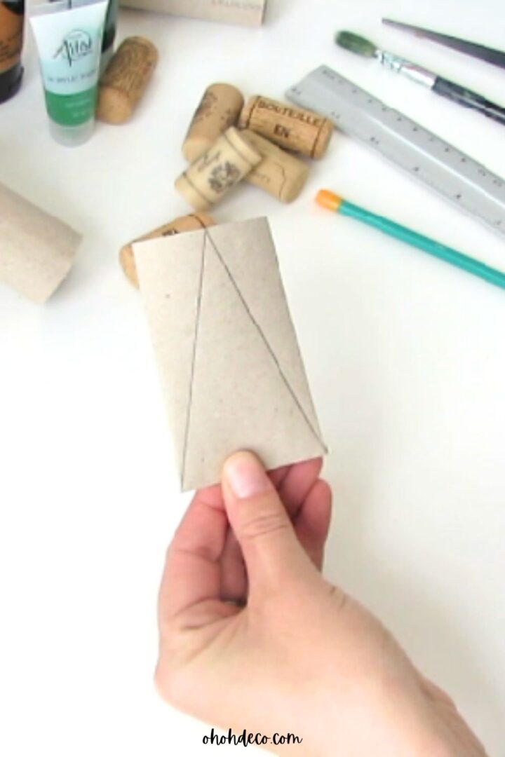 How to make Toilet Paper roll Christmas Tree