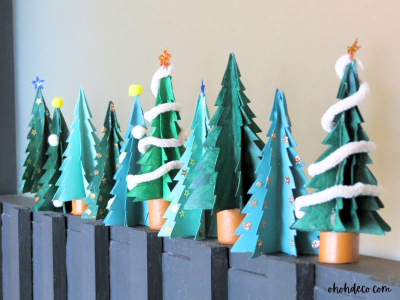 How to make Toilet Paper roll Christmas Tree How to make Toilet Paper roll Christmas Tree