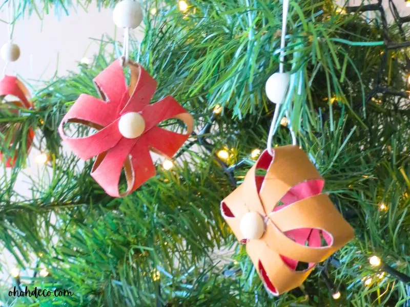 toilet paper roll ornaments