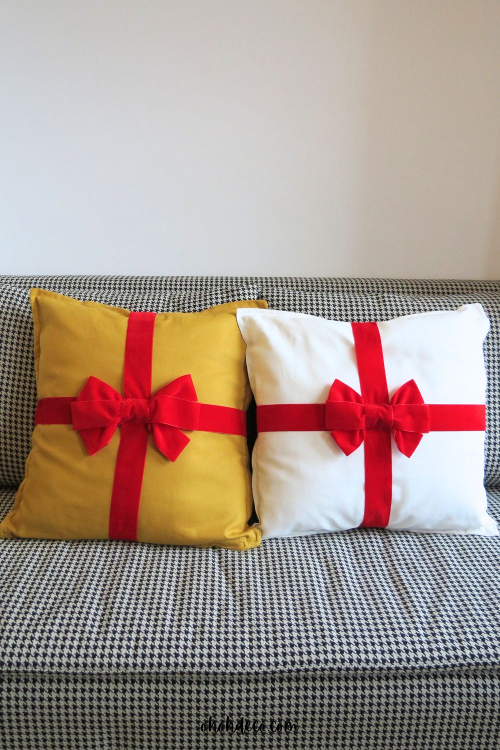 Cómo hacer almohadas navideñas