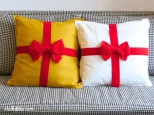 diy christmas pillow