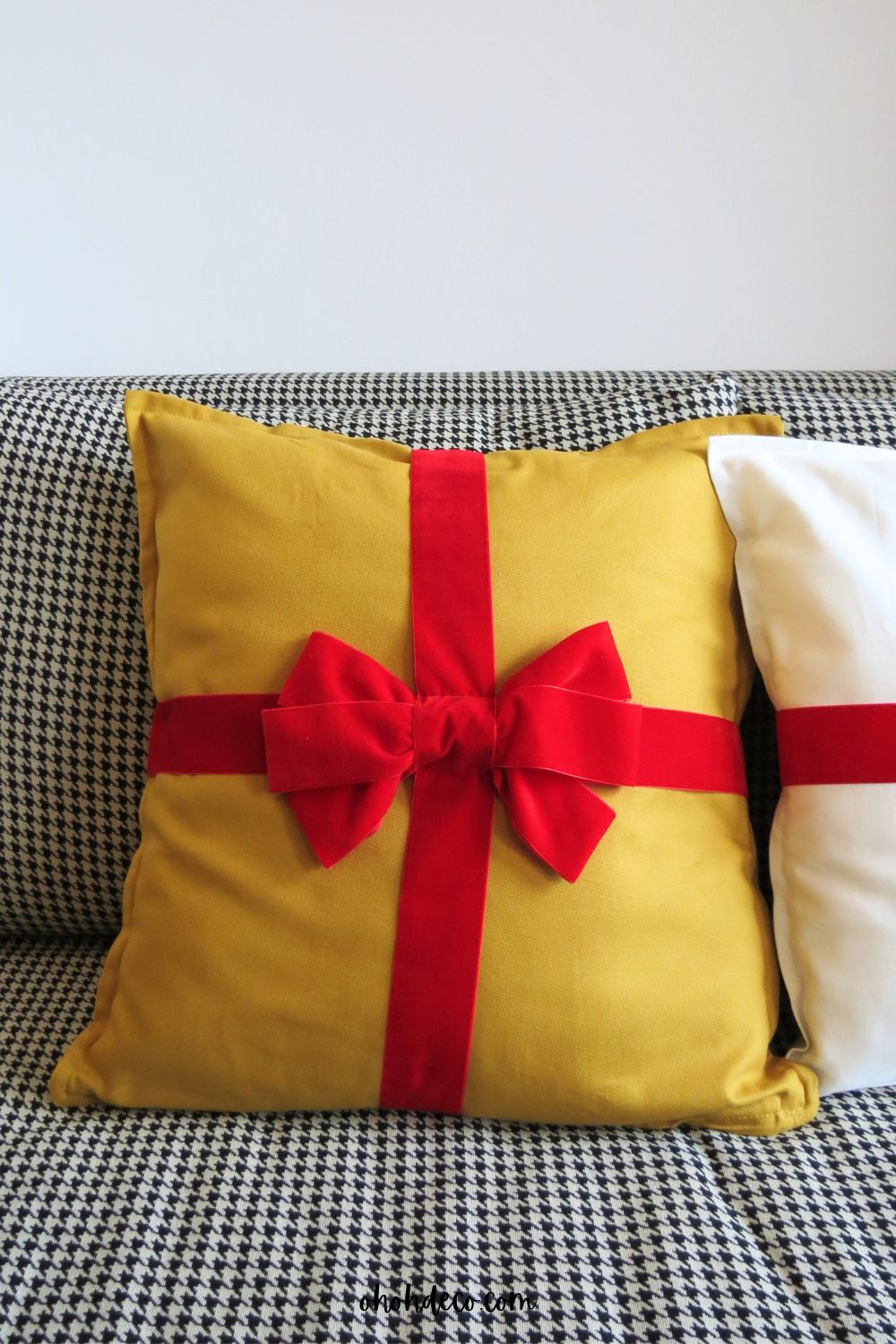 Almohada de Navidad de bricolaje