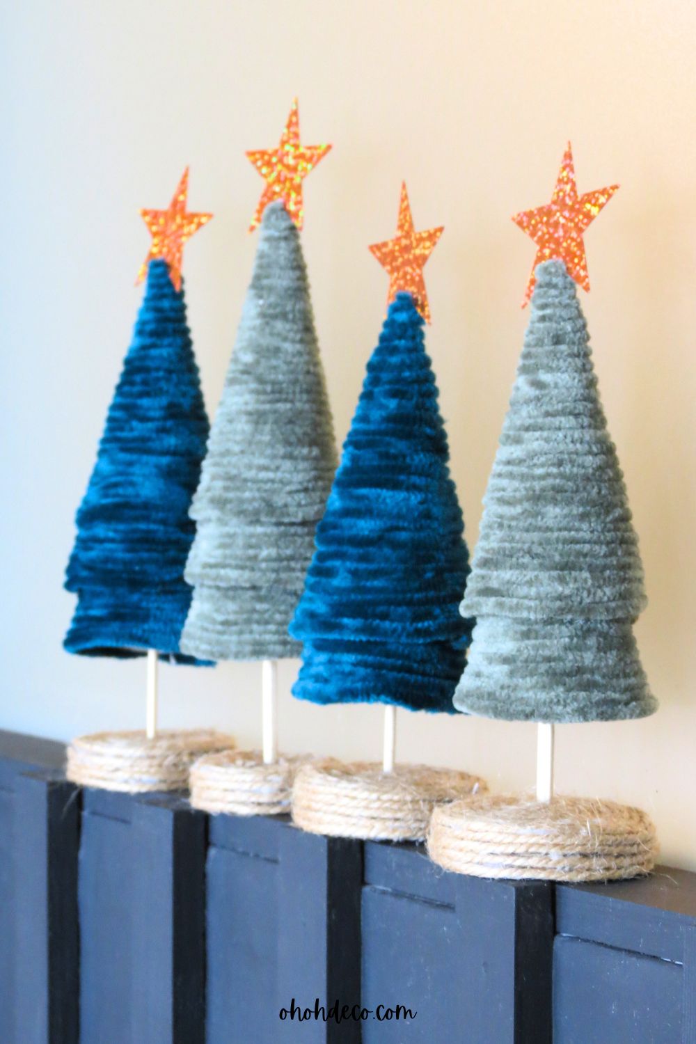 diy mini christmas tree