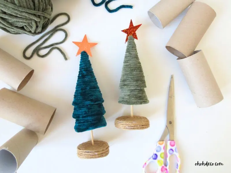 diy mini christmas tree