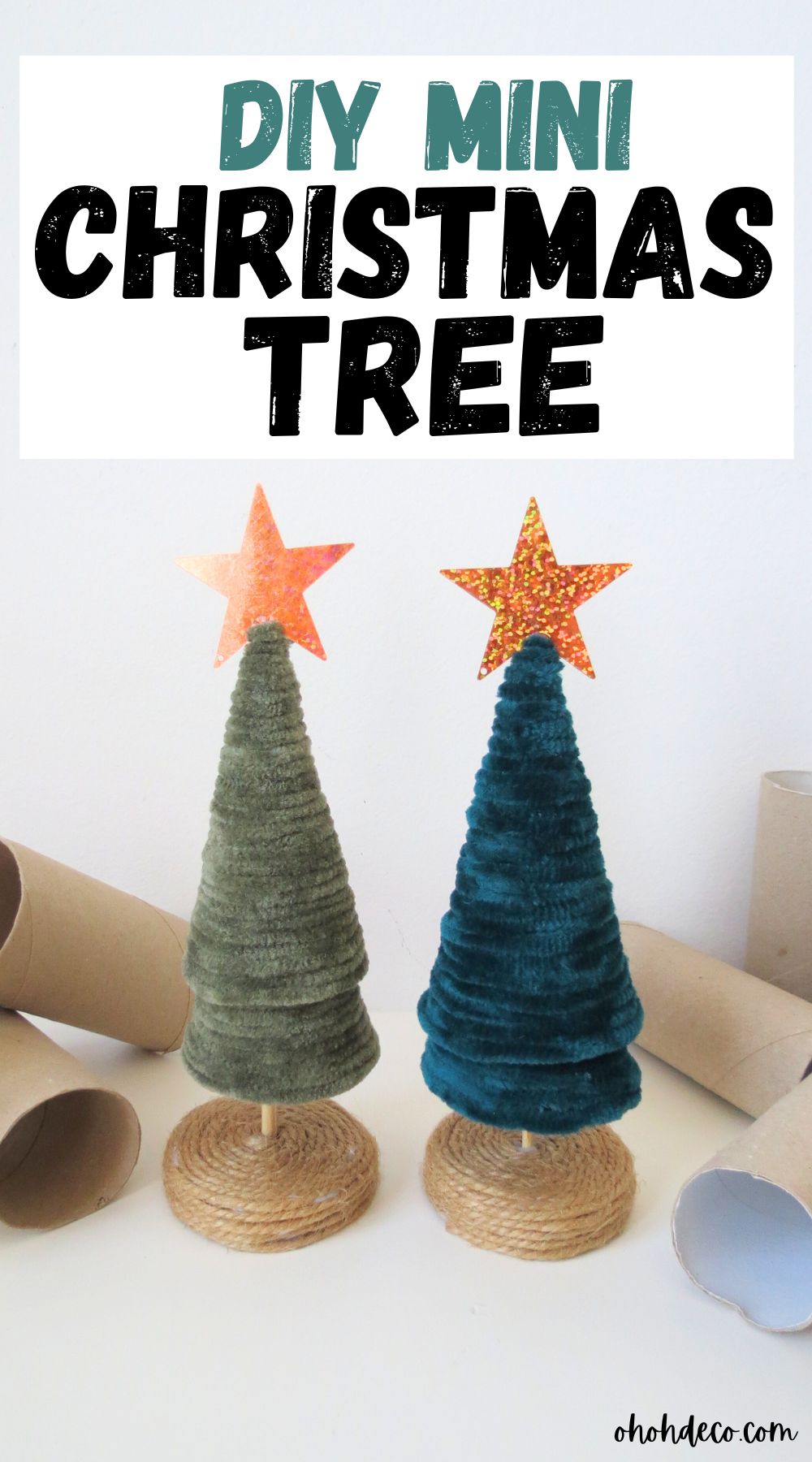diy mini christmas tree