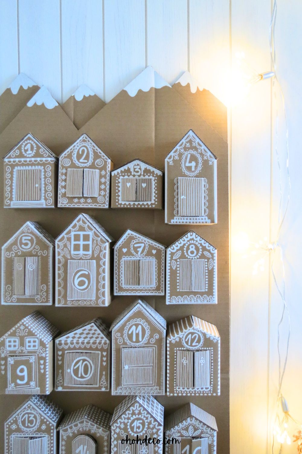 easy to make diy advent calendar