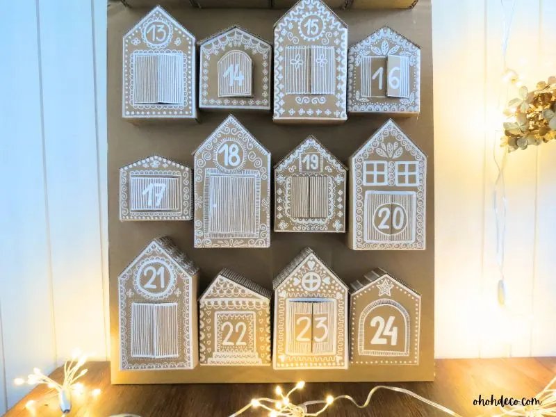 make your own advent calendar