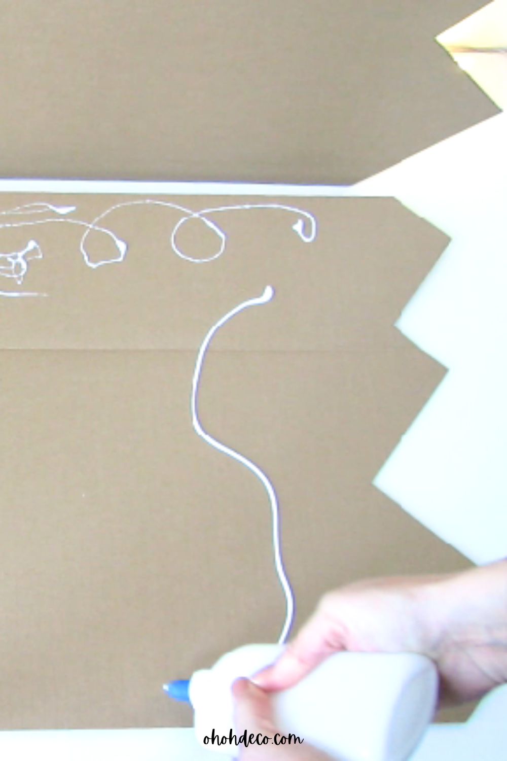 make the back of the advent calendar