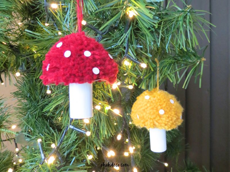 DIY Mushroom ornament