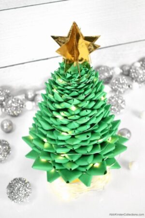 diy paper christmas tree