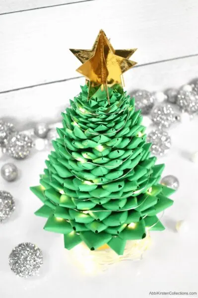 diy paper christmas tree