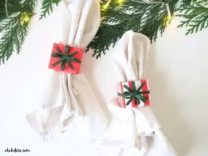 diy christams napkin rings