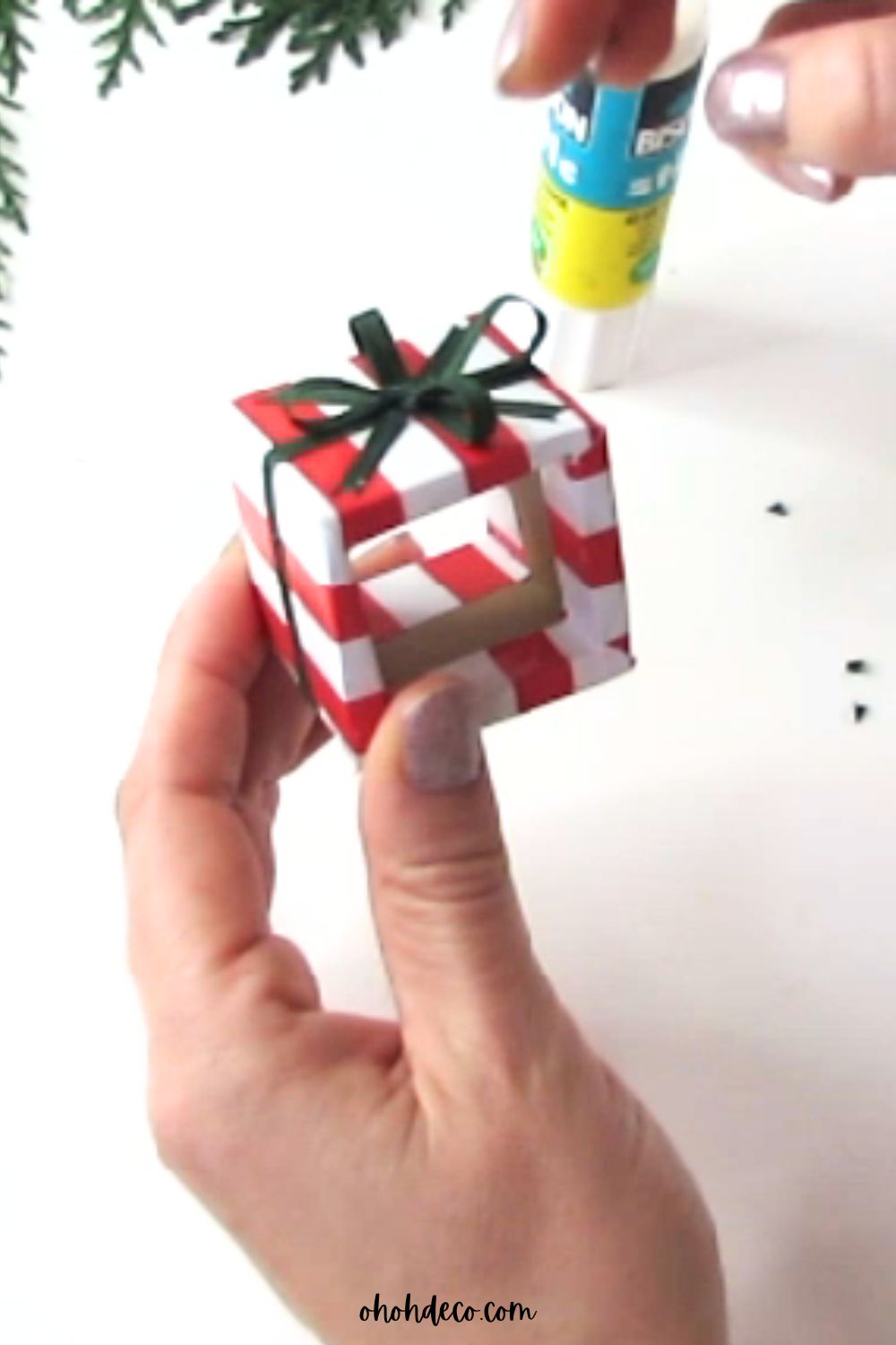 Anillos de la servilleta de Navidad de bricolaje