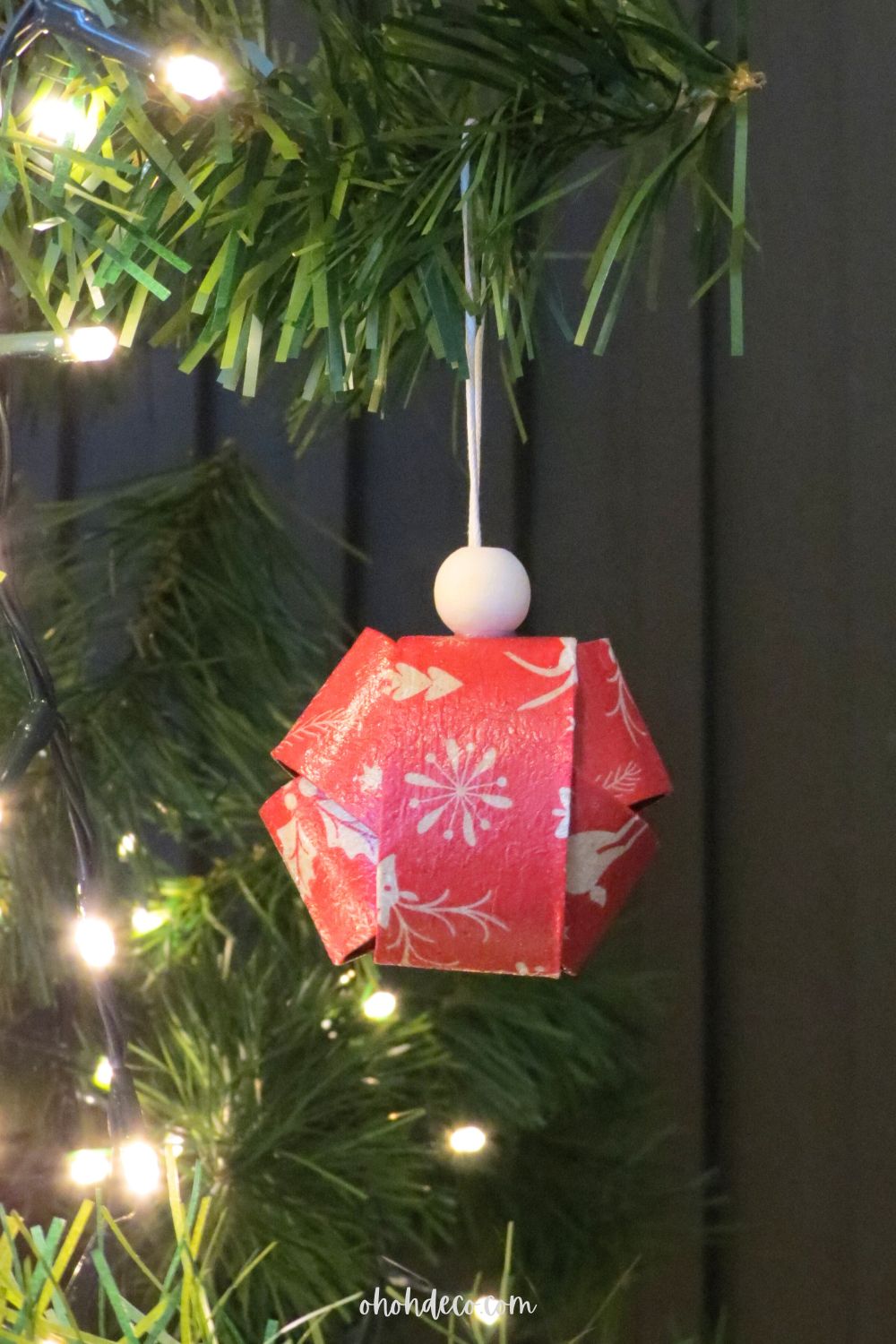 Para hacer decoraciones navideñas antiguas