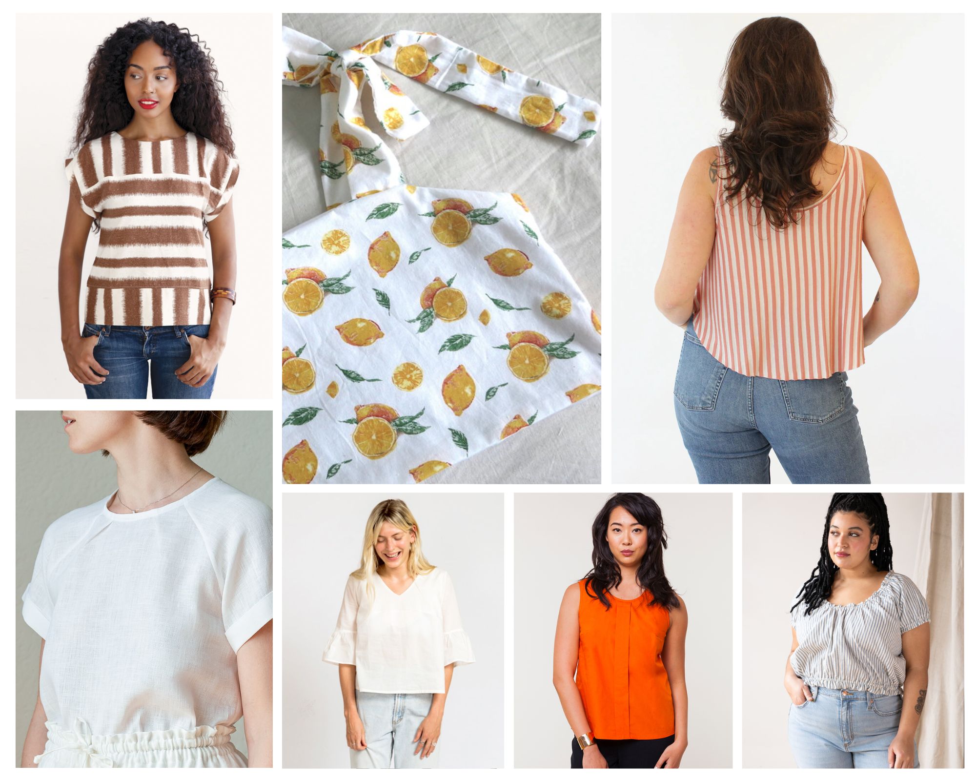 21 Free top sewing patterns