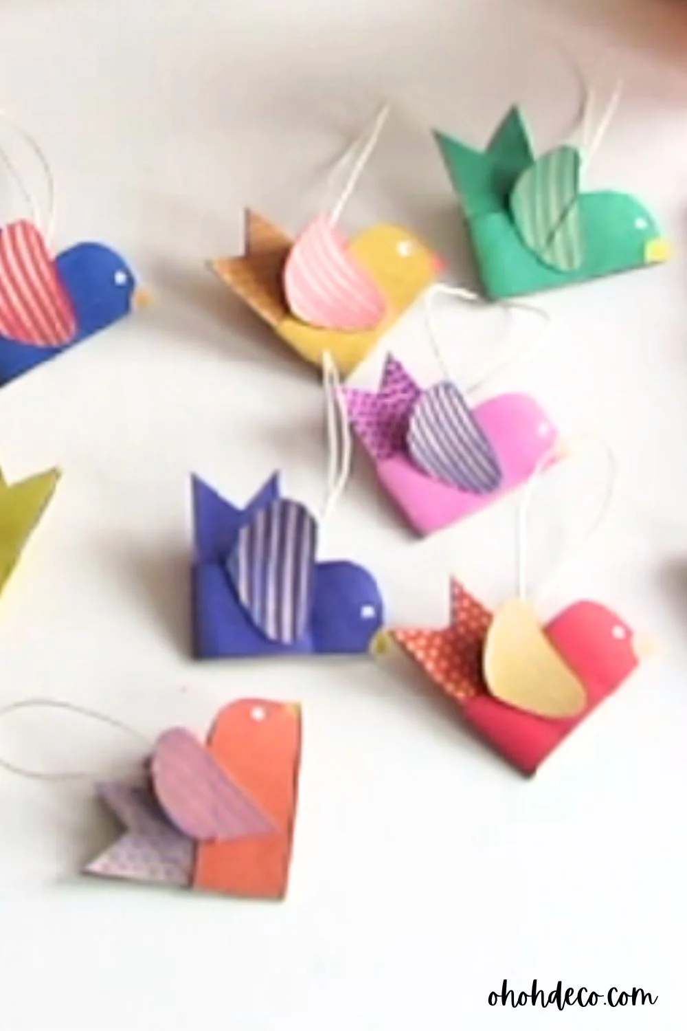 add color to the bird craft