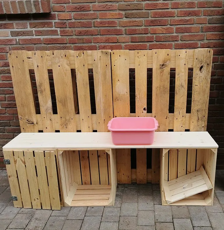 diy pallet mud kitchen