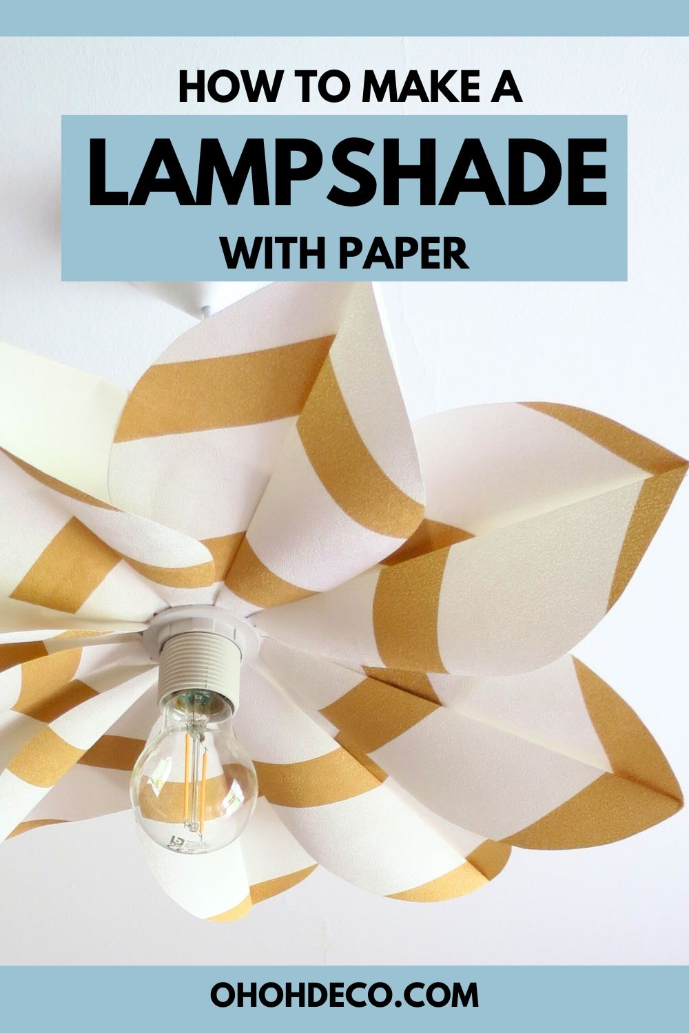 diy paper lampshade