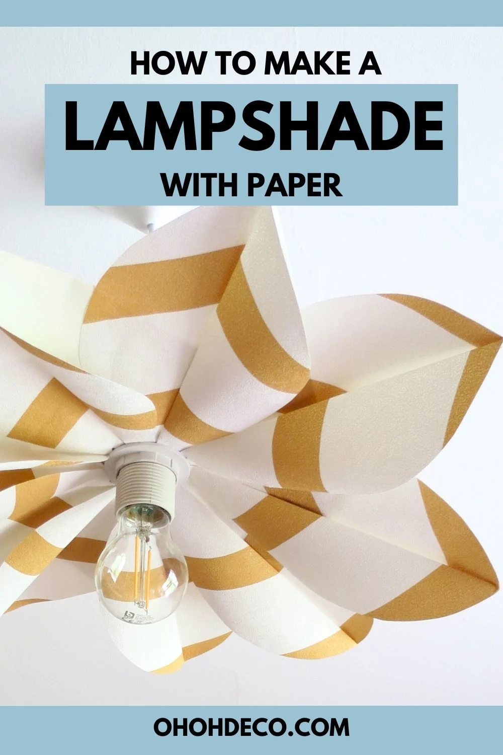 diy paper lampshade