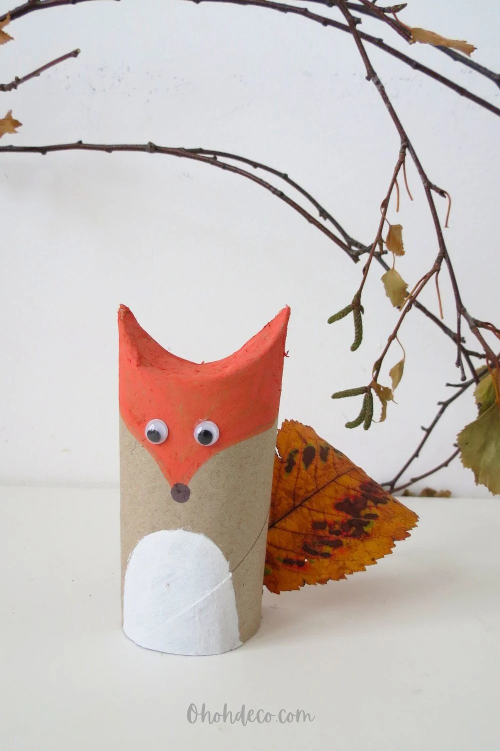 toilet paper roll fox