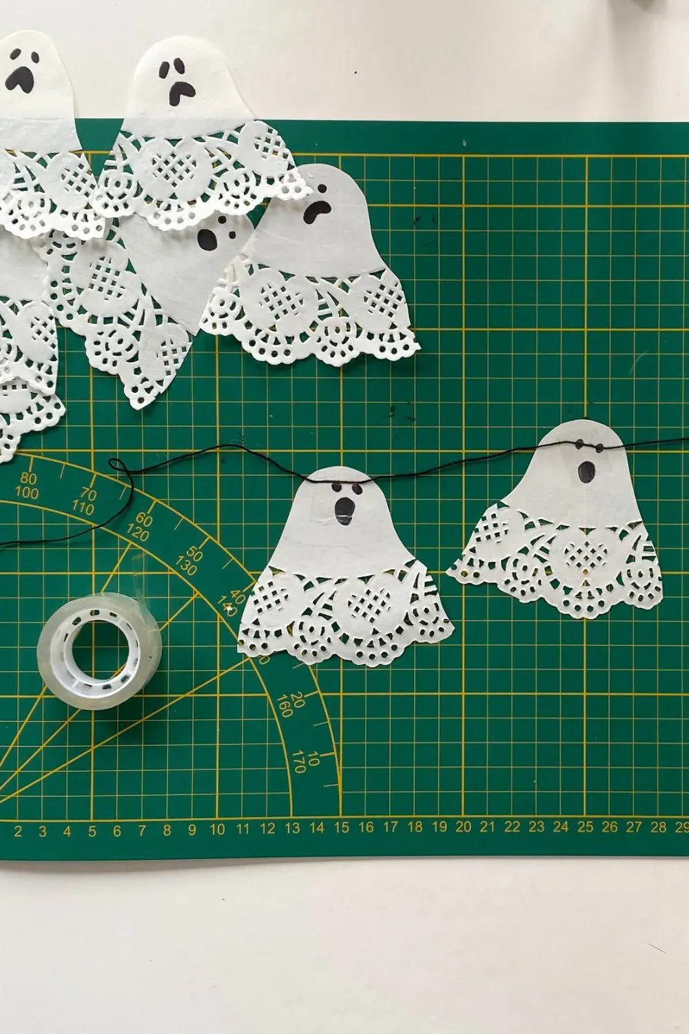 ghost garland diy