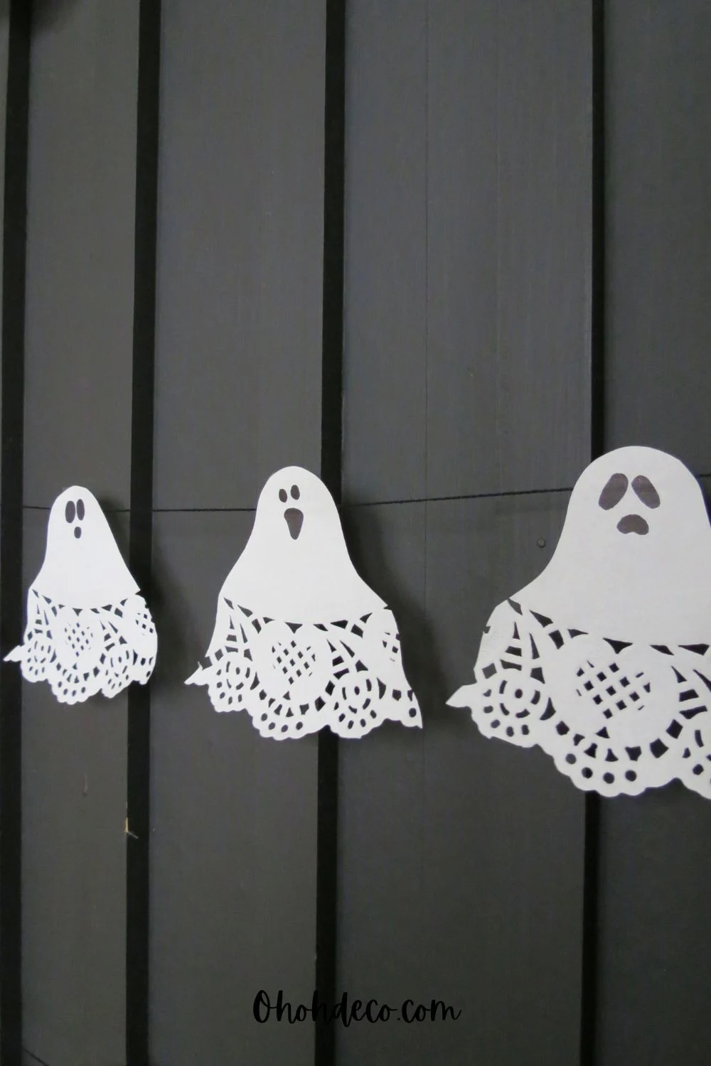 ghost garland diy