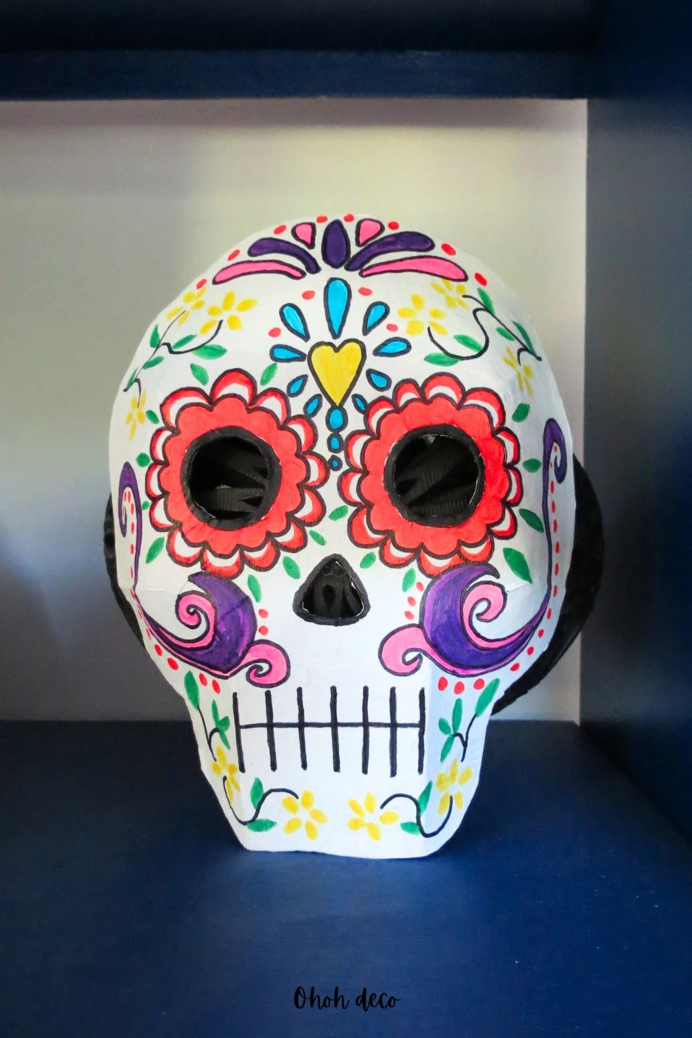 easy to make skull mask