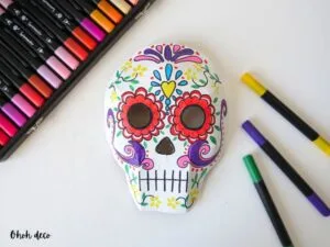 diy skull mask