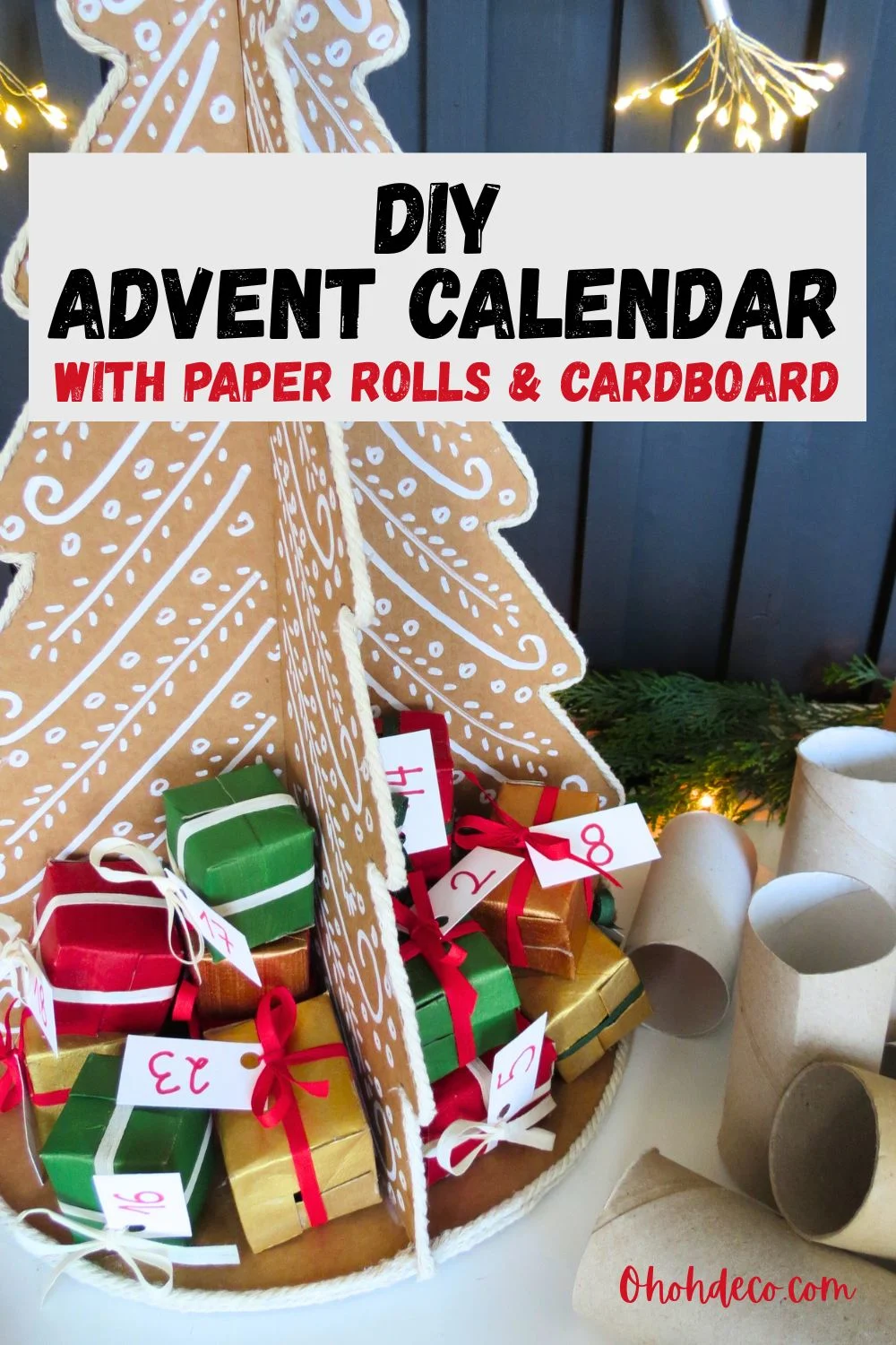 diy advent calendar with toilet paper rolls