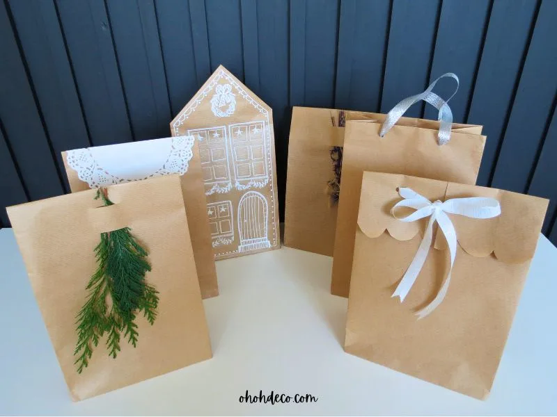 easy to make paper gift bags