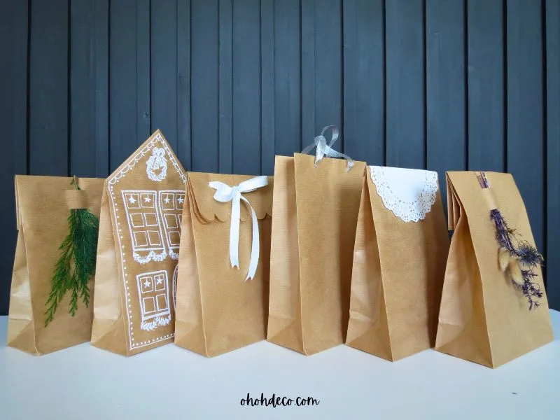 Make a gift bag out of wrapping paper