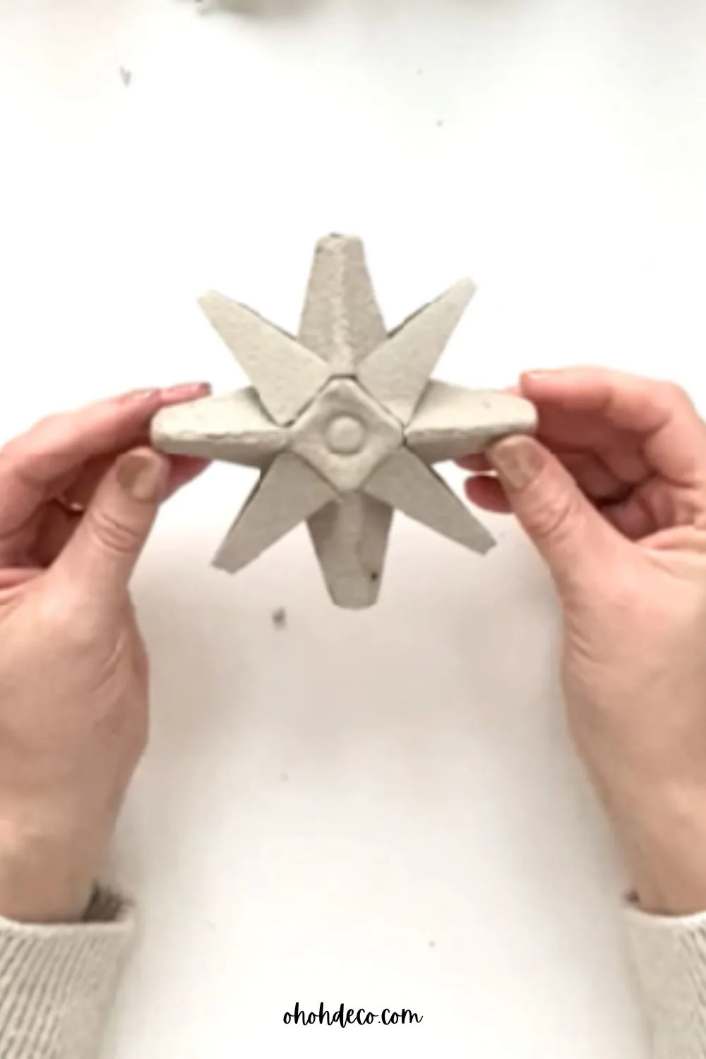 make a diy star ornament