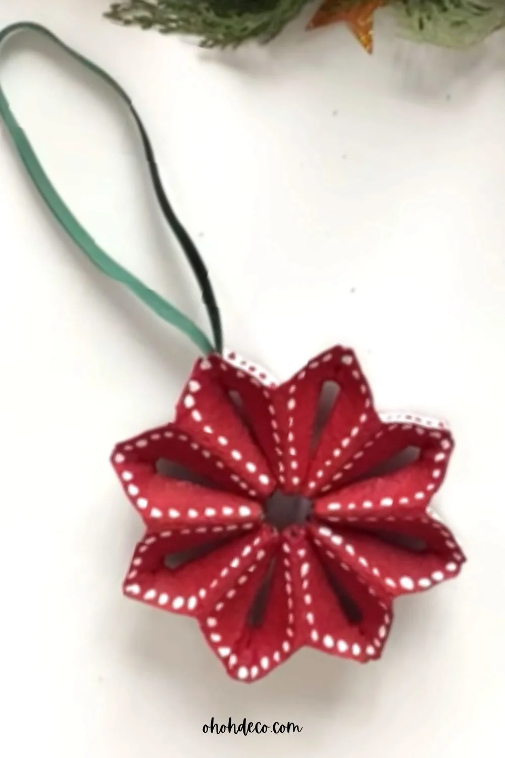 diy flower ornament