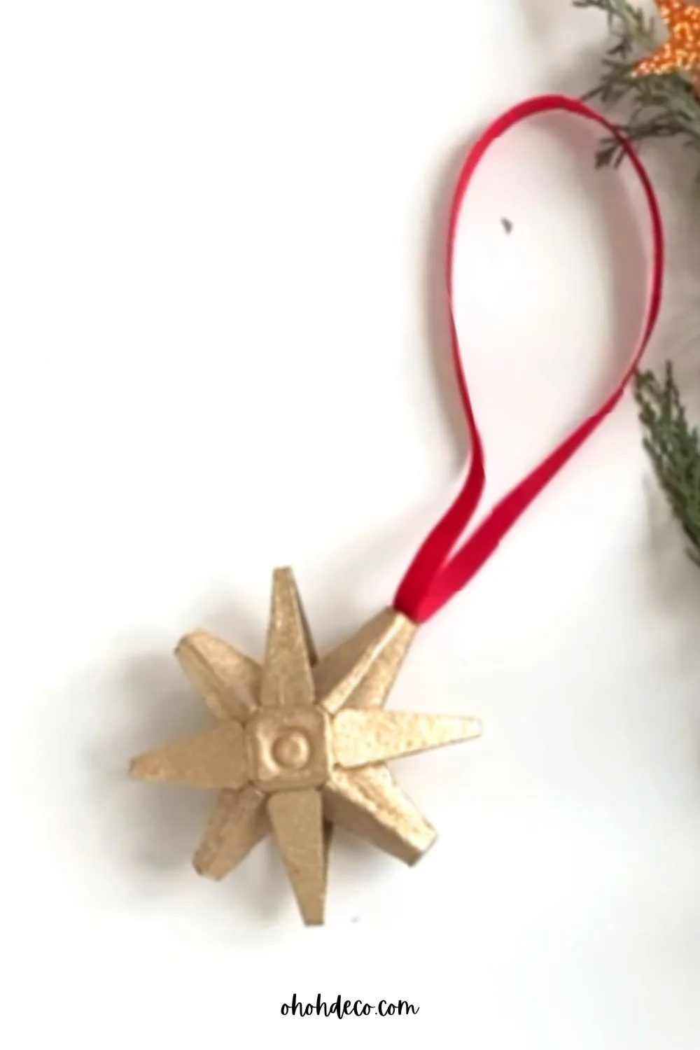 diy star ornament