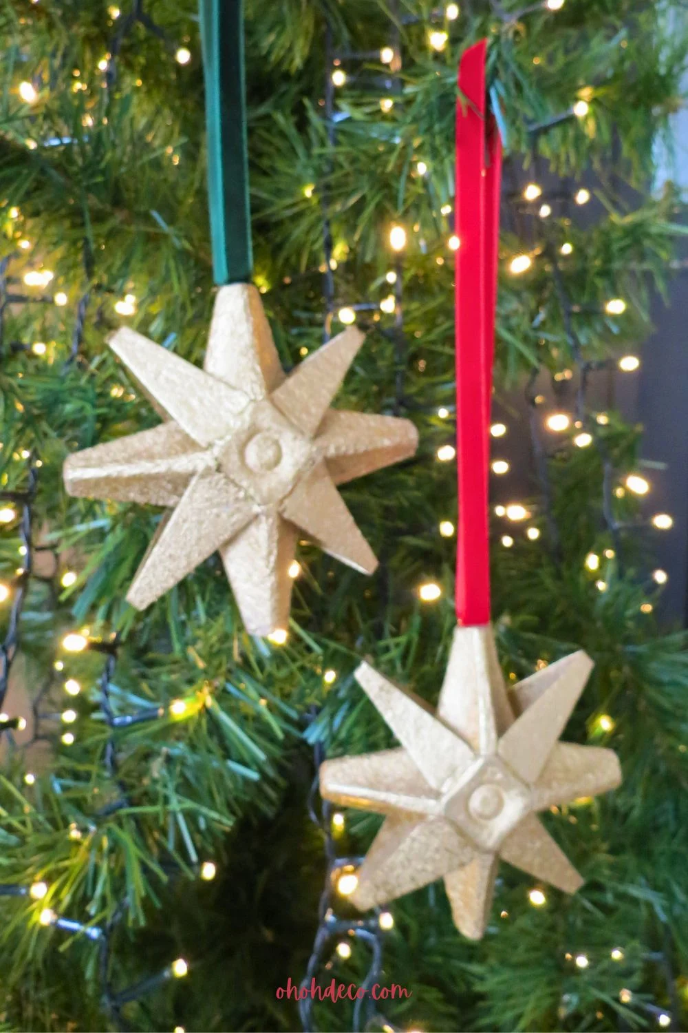 easy to make star ornament