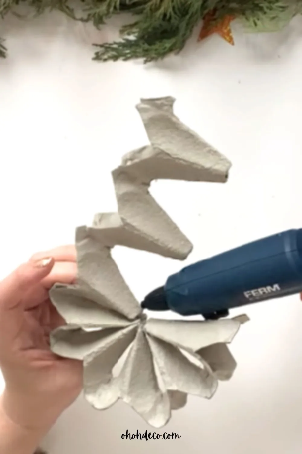 easy to make recycled christmas decorations