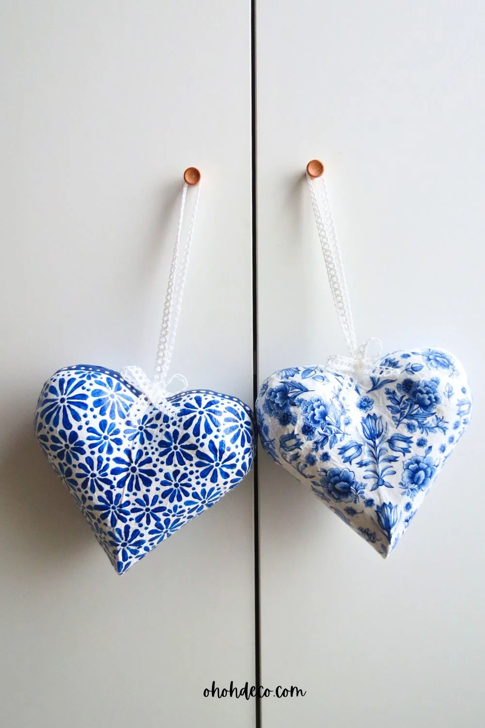 heart ornaments diy