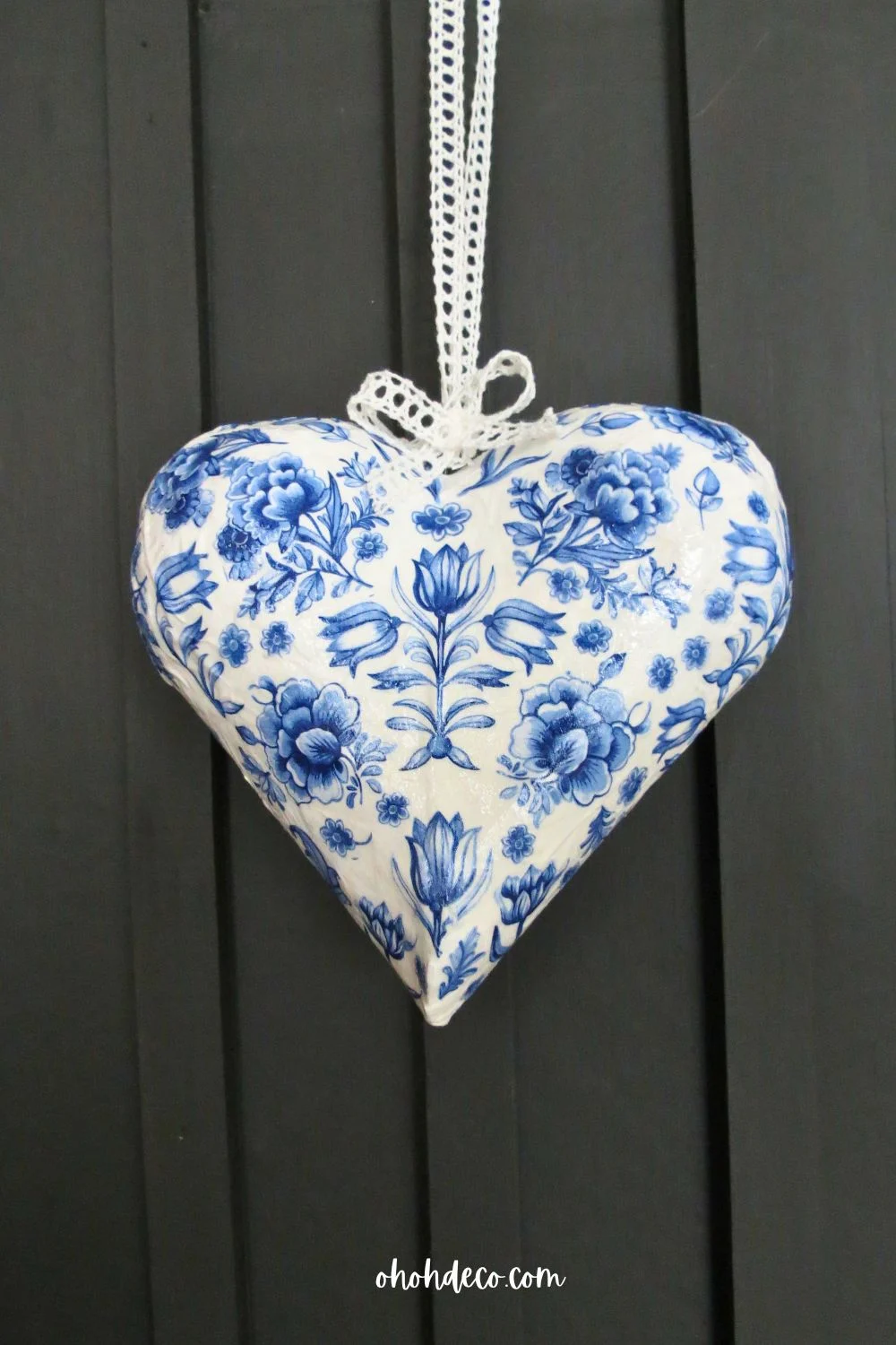 heart ornament diy