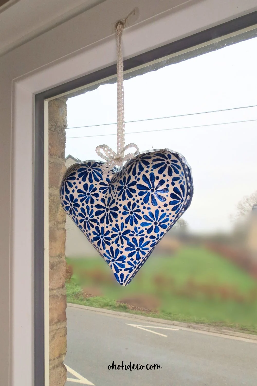 heart ornament diy