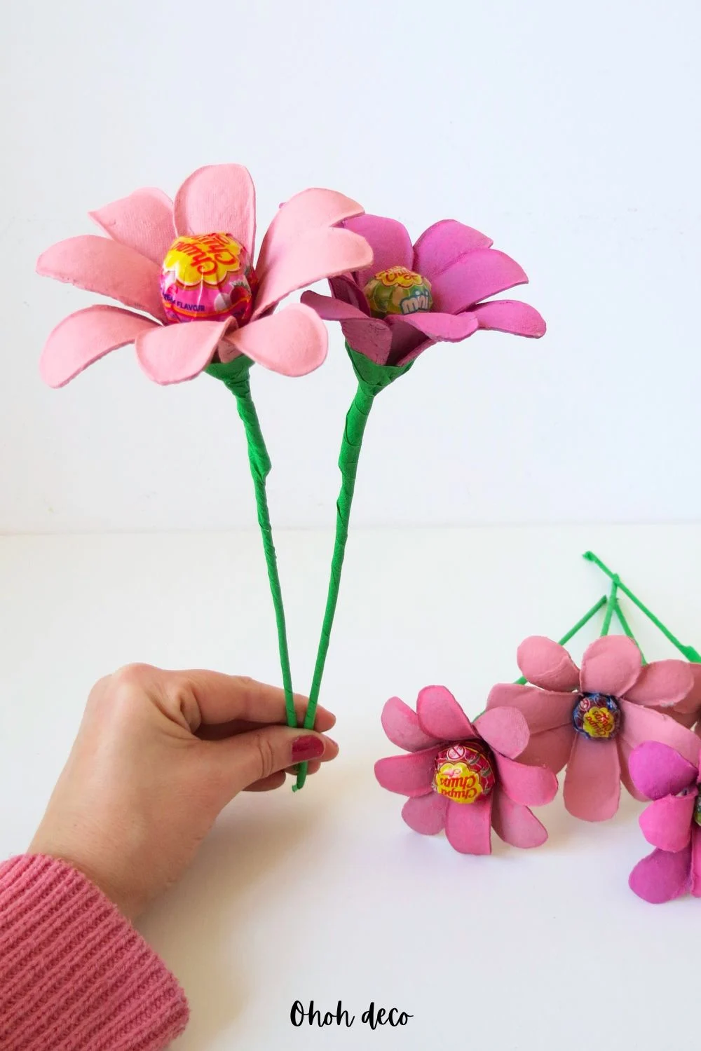 flower lollipop DIY