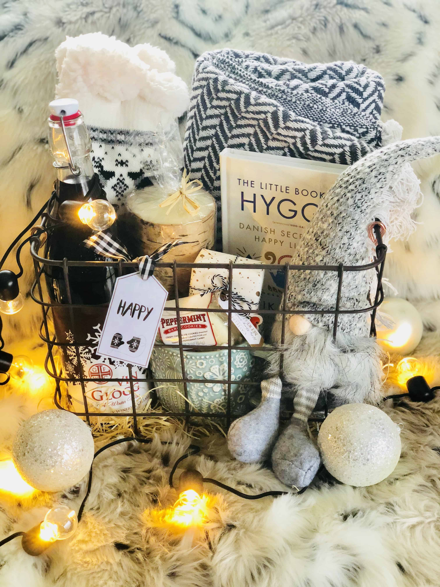 hygge gift basket