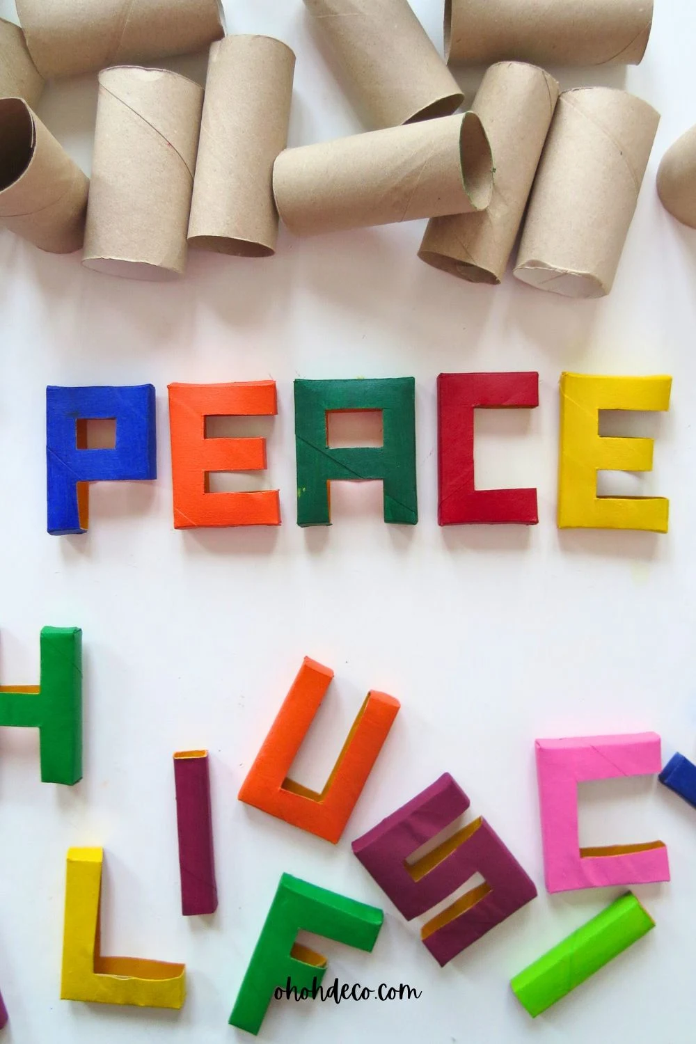 easy to make 3D letters