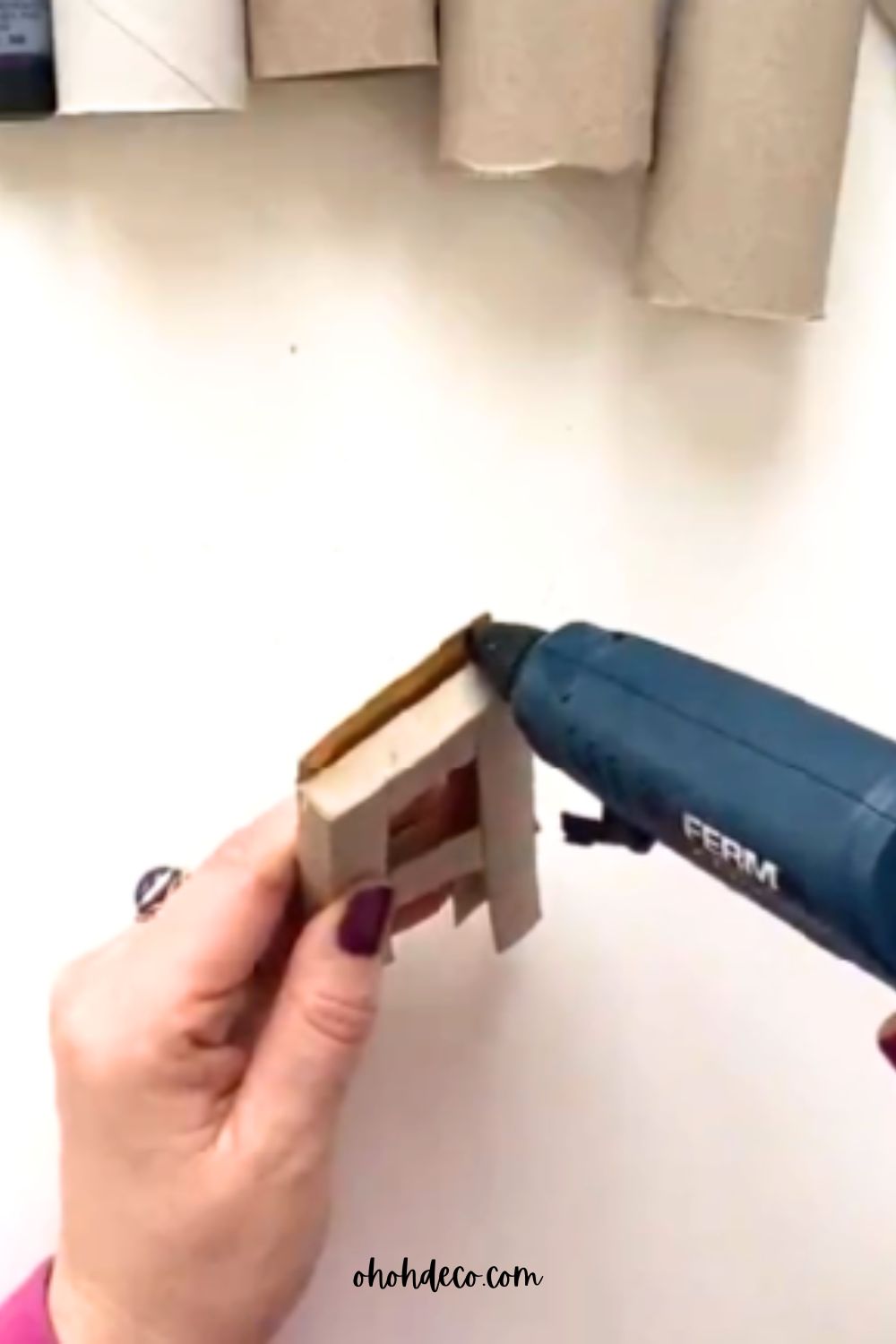 glue the letter