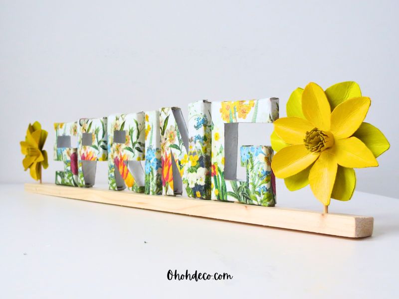 3d letters diy