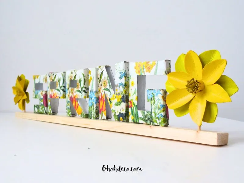 3d letters diy
