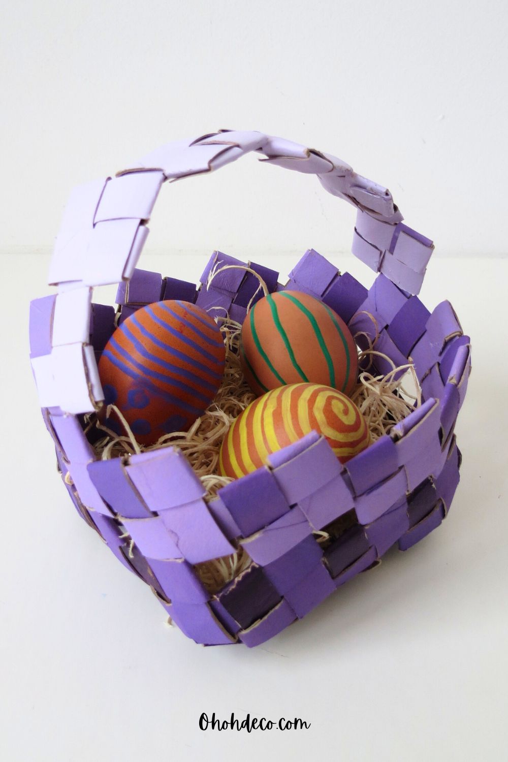 Easter toilet paper roll basket