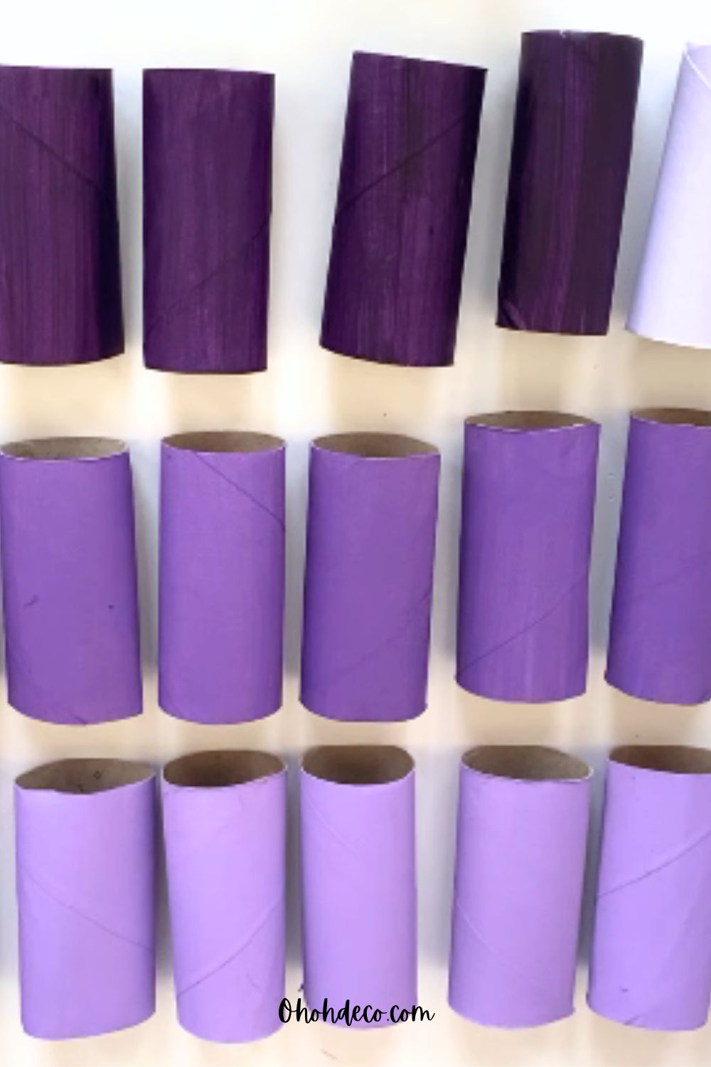 paint toilet paper rolls