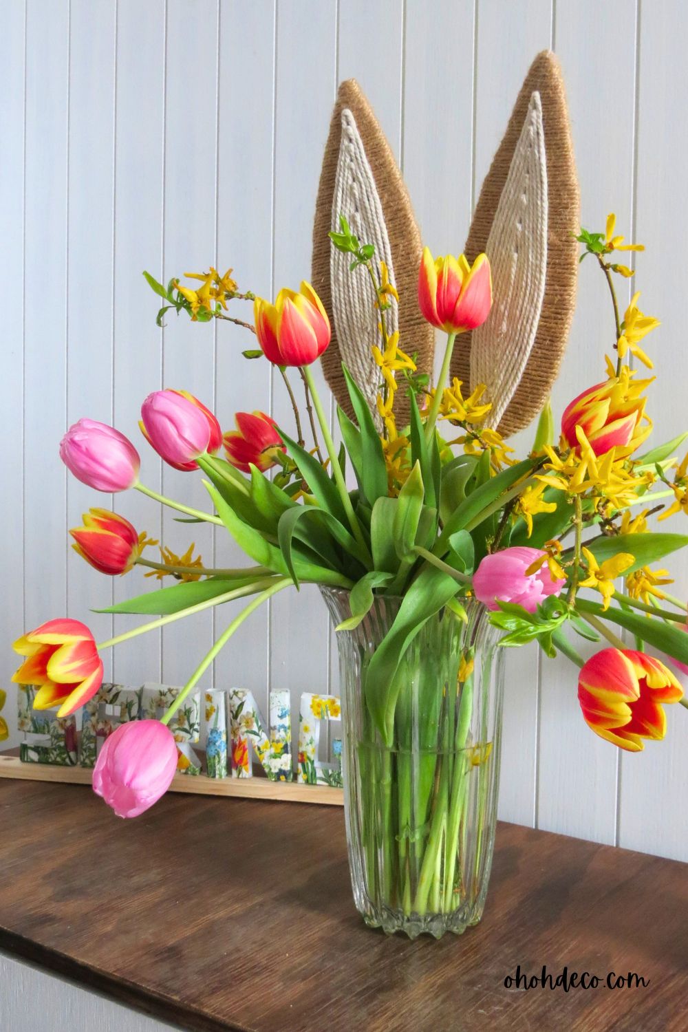 easter flower arrangement